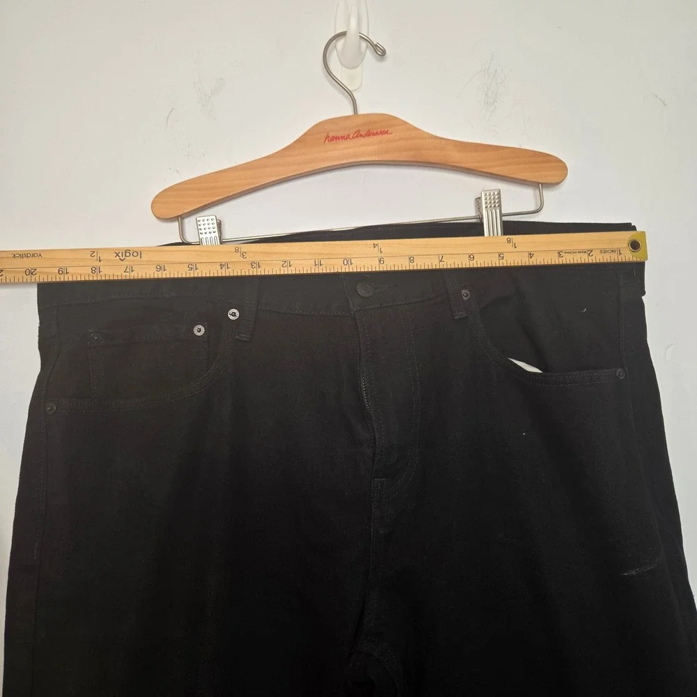 Old Navy Mens Slim Fit Black Jeans 38x34 Stretch Cotton Blend Casual Pants‎